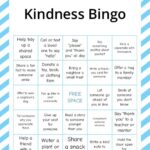 Free Printable Kindness Bingo