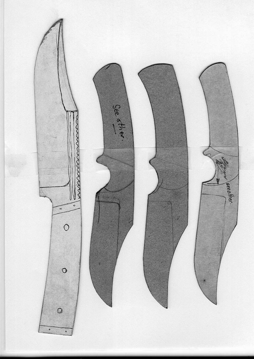 Free Printable Knife Templates Printable Templates Online By Paul 