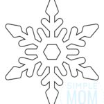 Free Printable Large Snowflake Templates Simple Mom Project