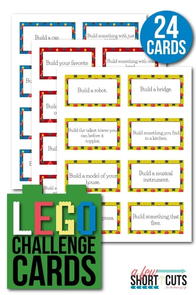 lego challenge printable cards