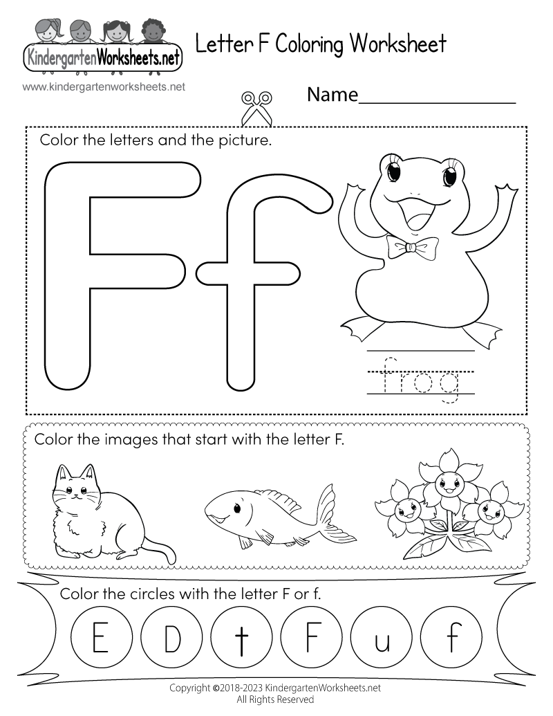 letter a worksheet kindergarten