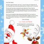 Free Printable Letter From Santa Word Template Of Personalised Letter