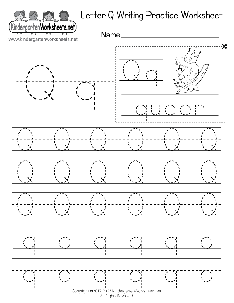 printable writing worksheet