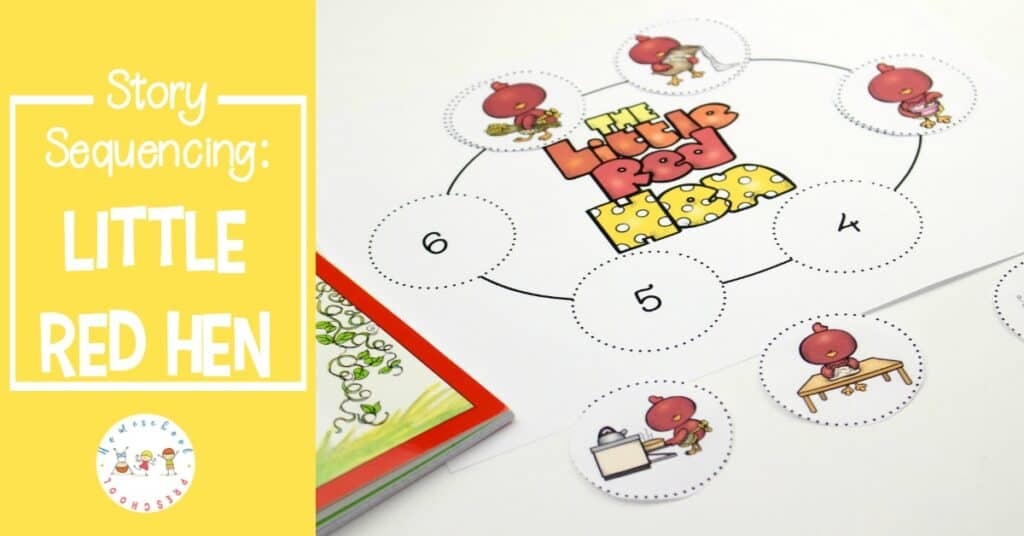Free Printable Little Red Hen Sequencing Cards For Kids