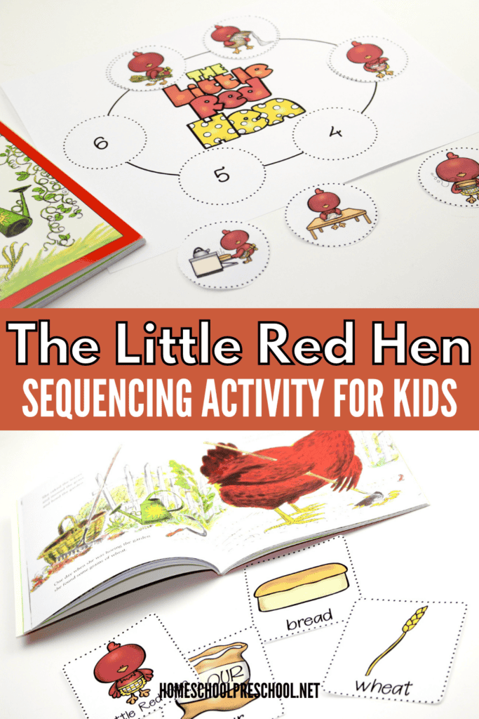Free Printable Little Red Hen Sequencing Cards For Kids