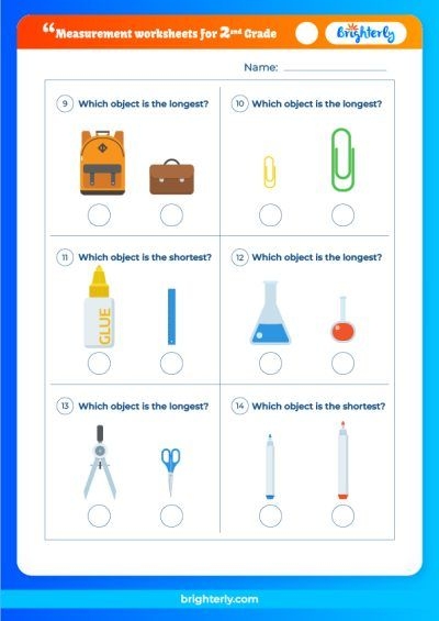 Free Printable Measurement Worksheets Grade 2 PDFs Brighterly