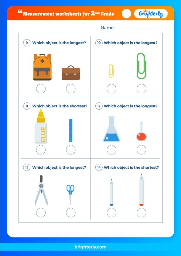 Free Printable Measurement Worksheets Grade 2 PDFs Brighterly