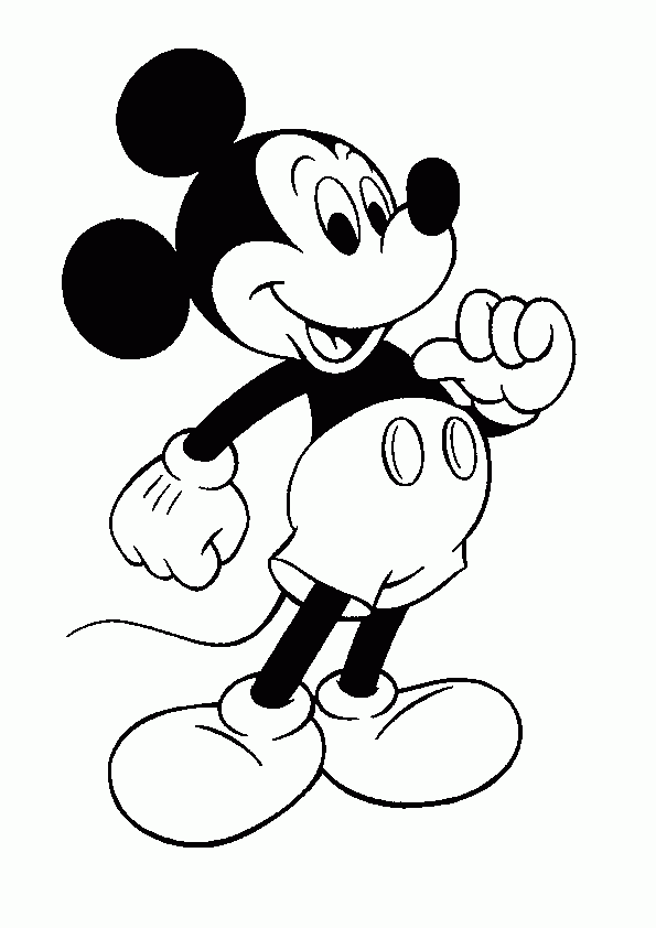 free mickey coloring pages