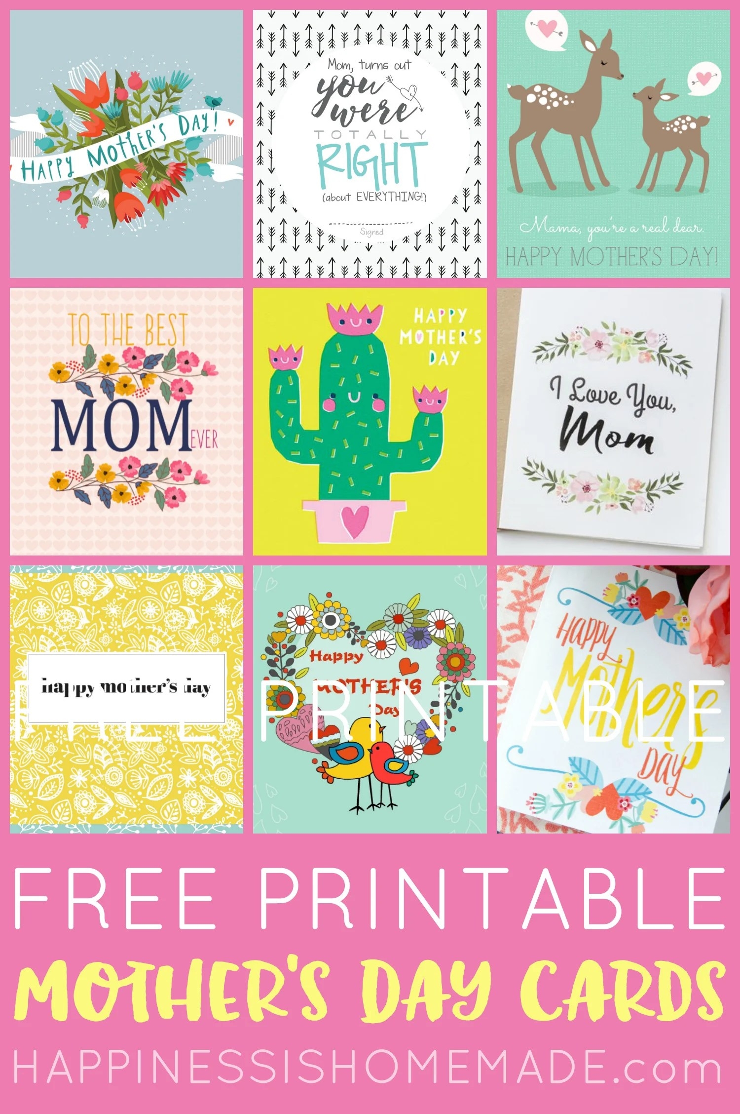 make a mother's day card online printable