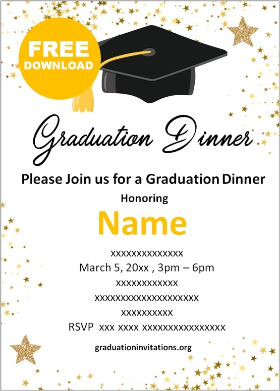 Free Printable Nursing Graduation Invitations Templates Graduation 