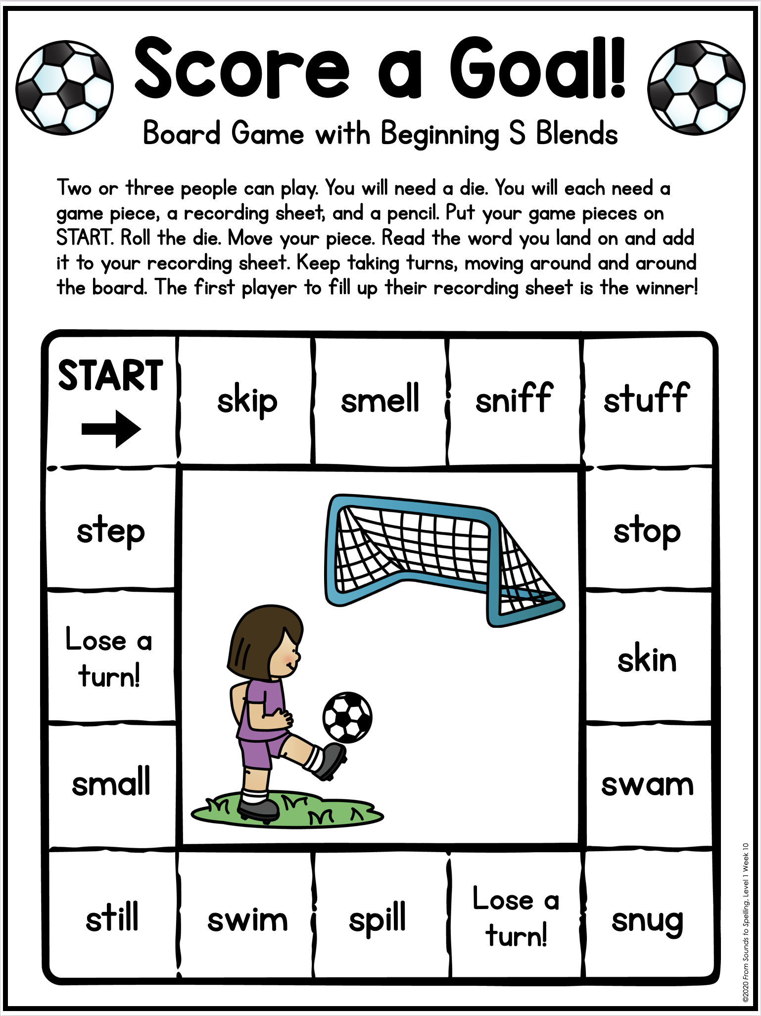 Free Printable Phonics Games Printable Form Templates And Letter