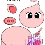 Free Printable Pig Craft Template Simple Mom Project Pig Crafts
