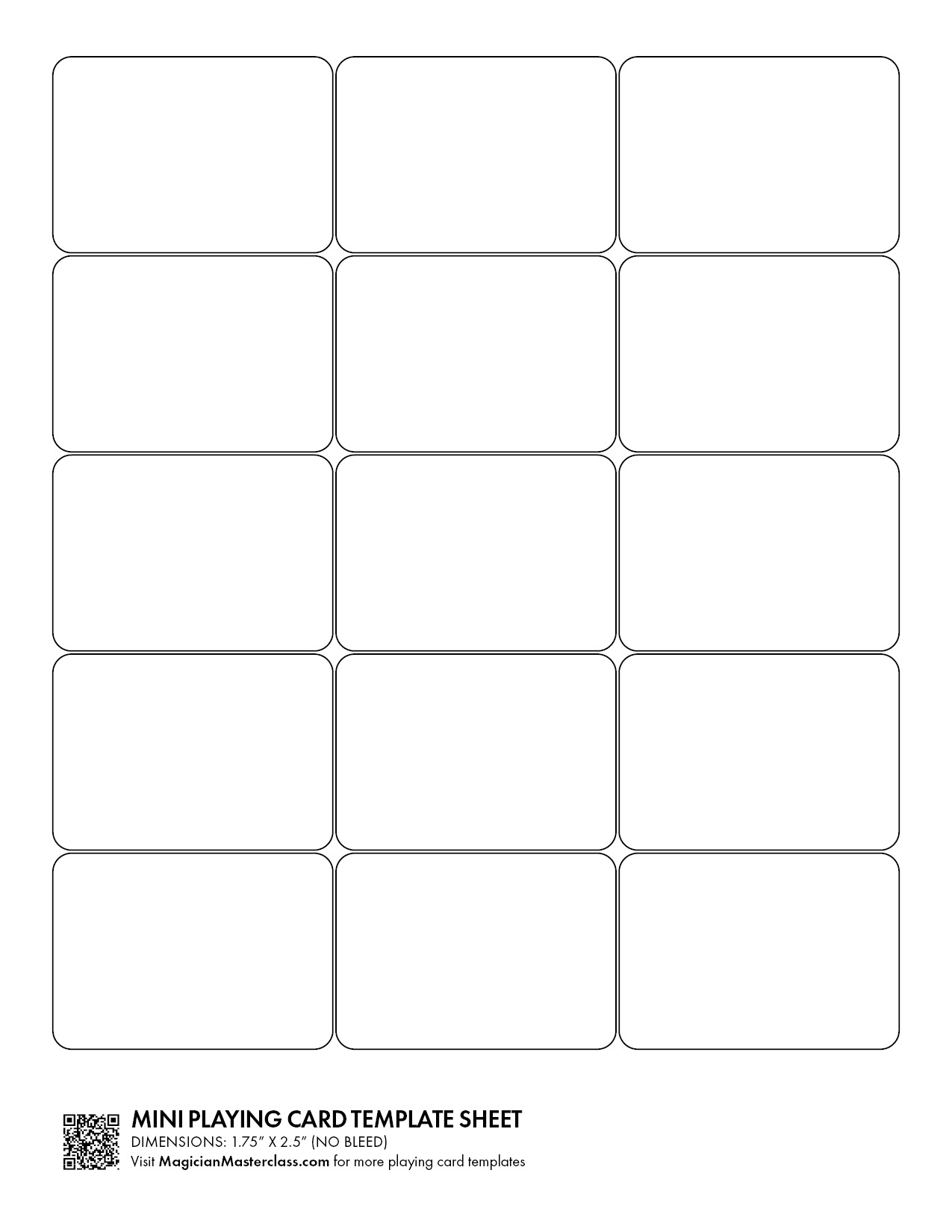 Free Printable Playing Cards Template Sarseh