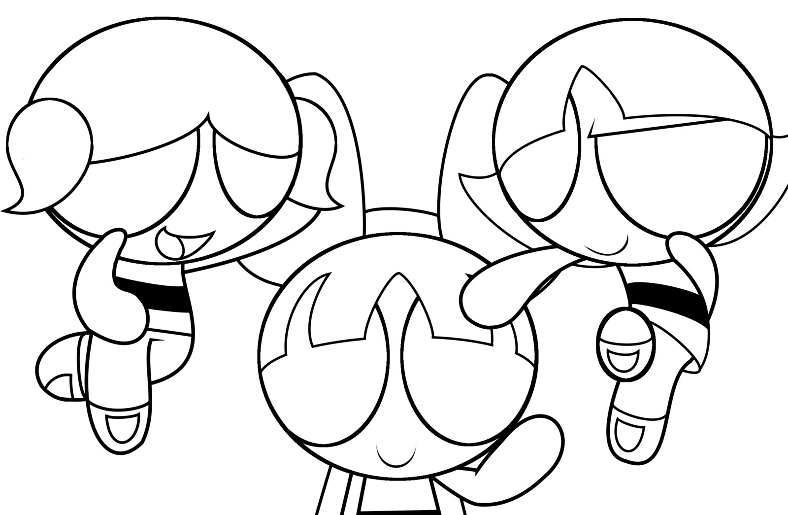 Free Printable Powerpuff Girls Coloring Pages For Kids