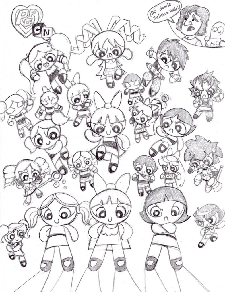 Free Printable Powerpuff Girls Coloring Pages For Kids