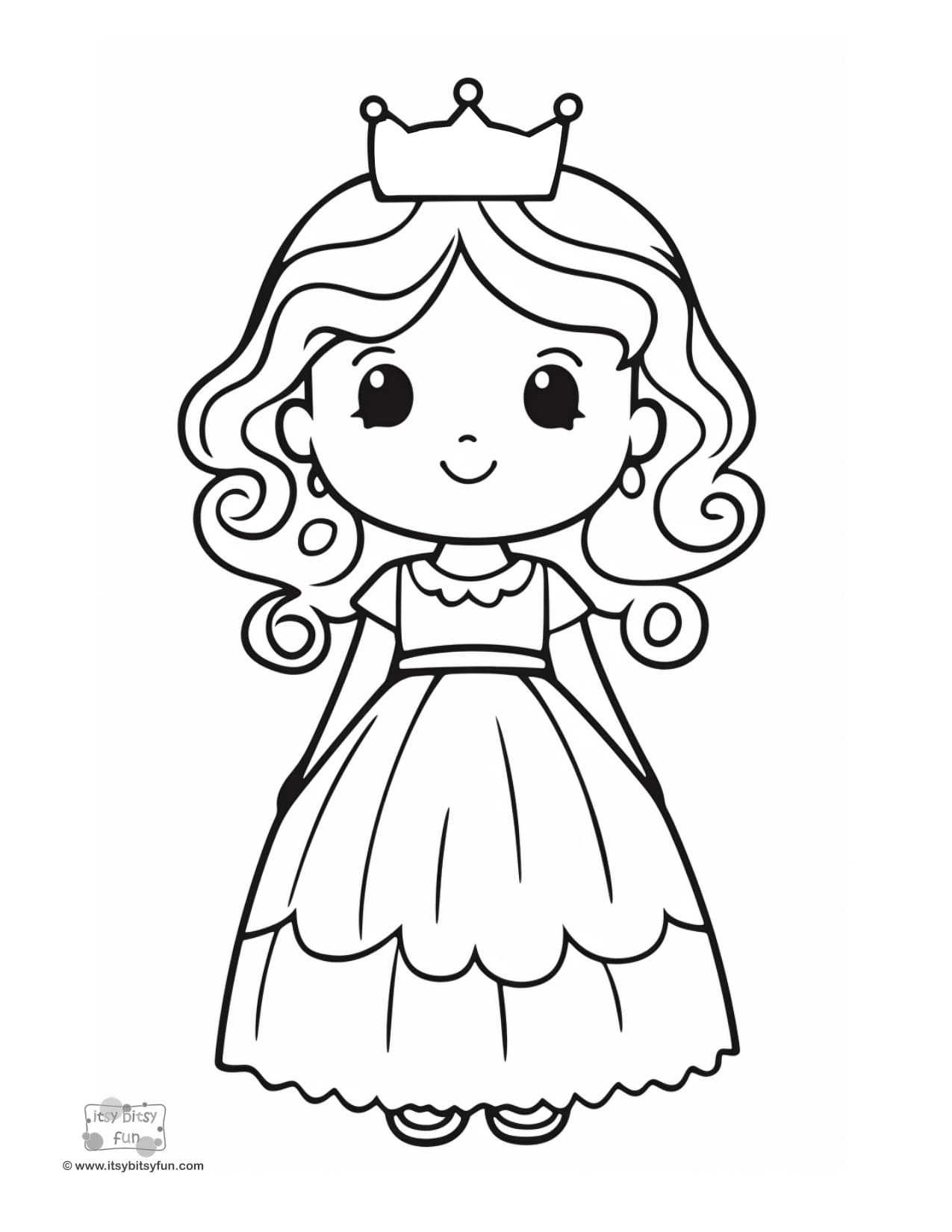Princess Printable Coloring Pages