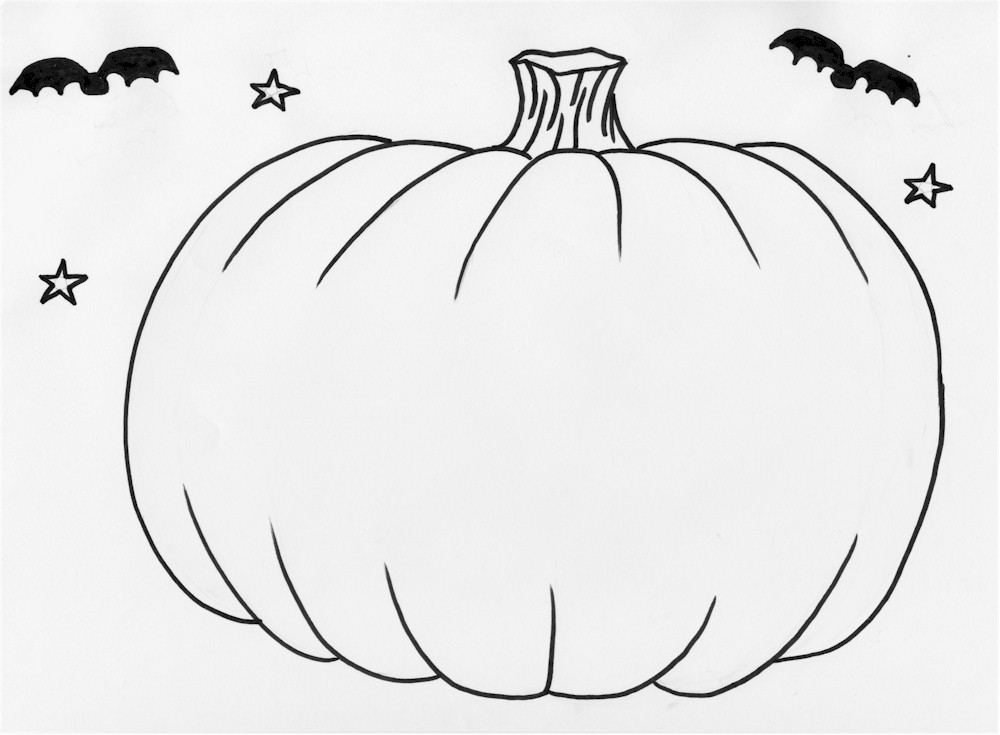 free pumpkin coloring pages printable