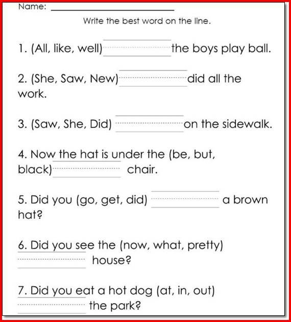 Free Printable Reading Worksheets Worksheets For All Free Worksheets 