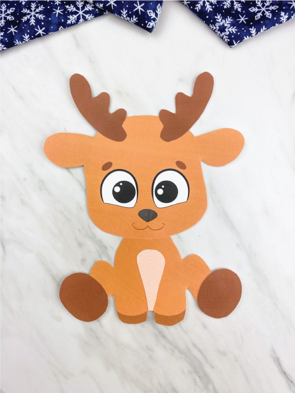 FREE Printable Reindeer Craft For Kids