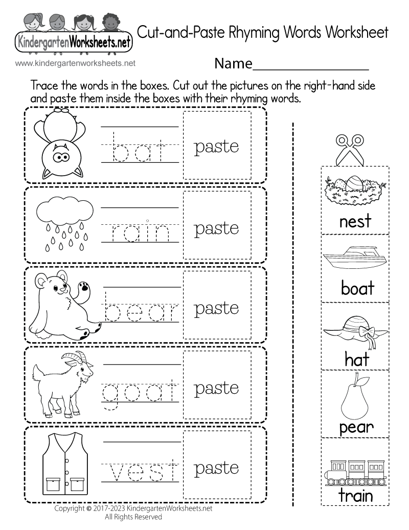 printable at words worksheet