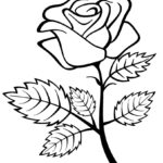 Free Printable Roses Coloring Pages For Kids