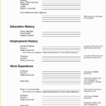 Free Printable Sample Resume Templates Of Free Printable Sample Resume