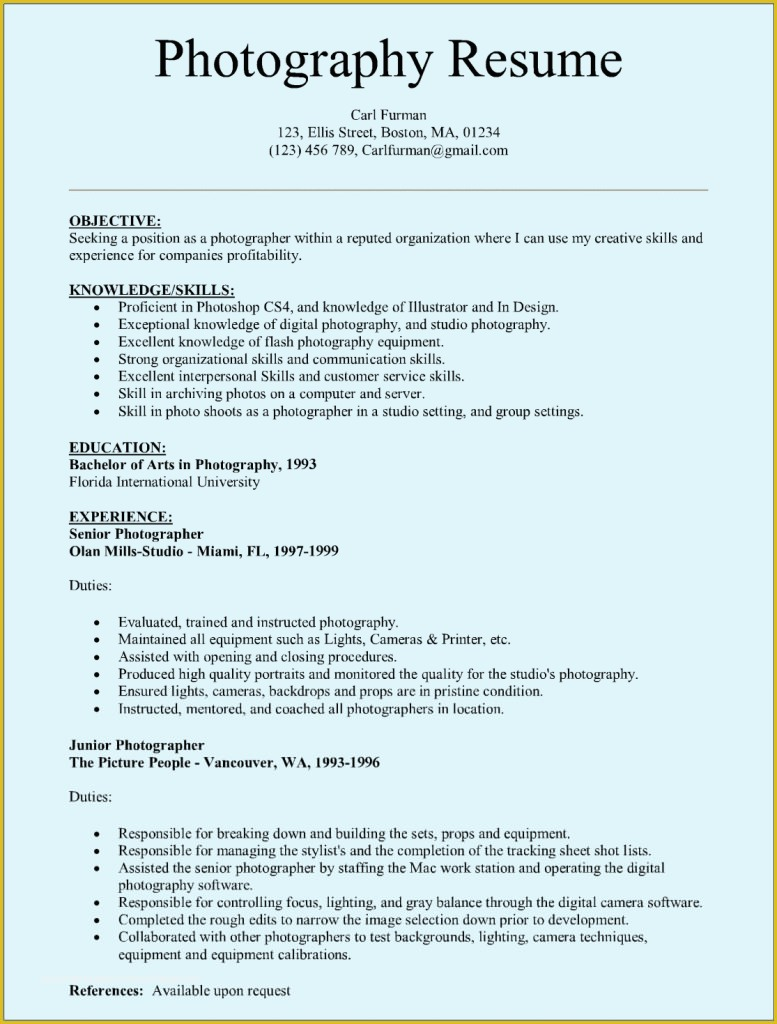 Free Printable Sample Resume Templates Of Printable Resume Templates 
