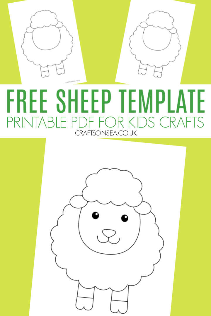 Free Printable Sheep Craft Template Sheep Crafts Animal 46 OFF