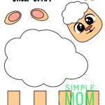 Free Printable Sheep Craft Template Sheep Crafts Sheep Template