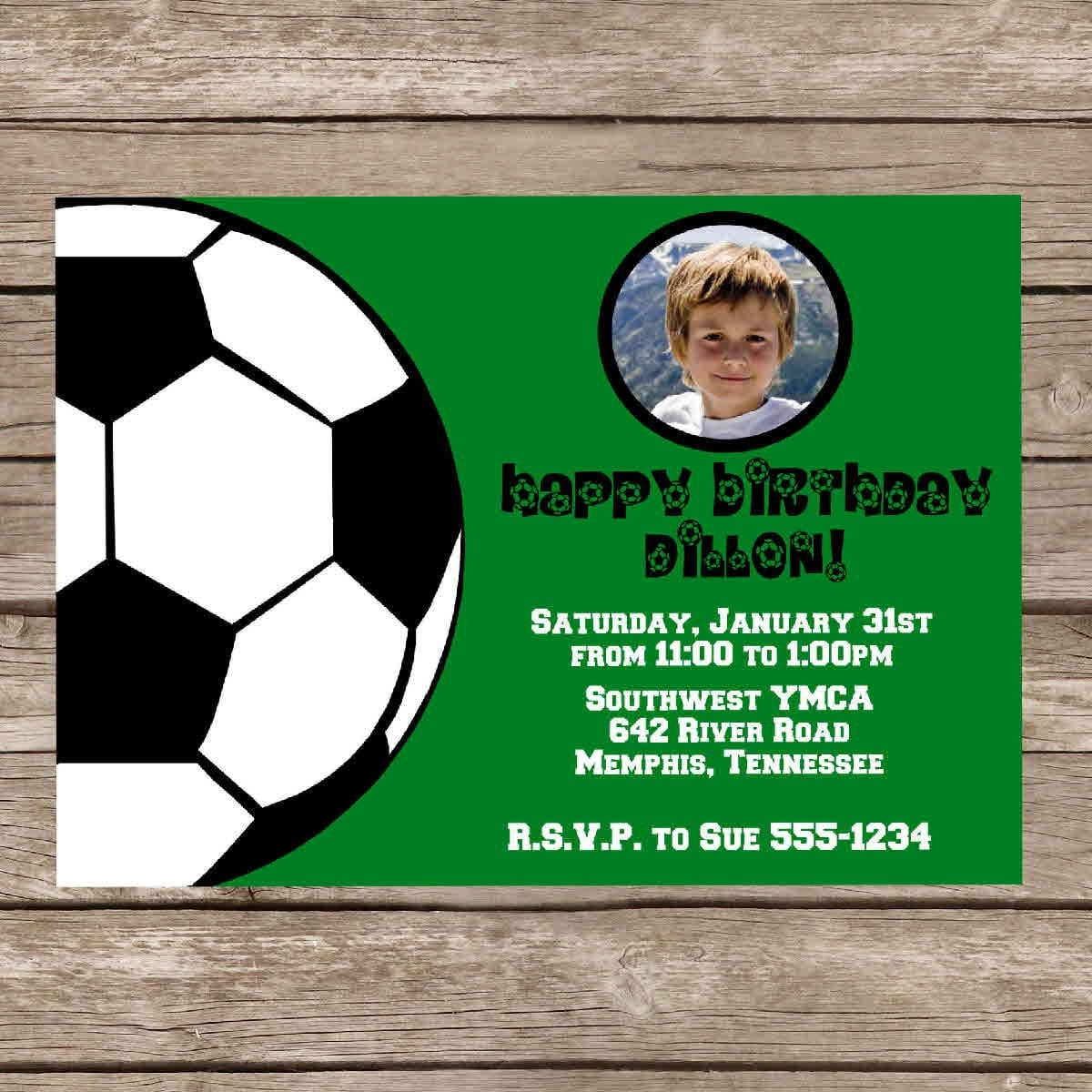free soccer invitation templates