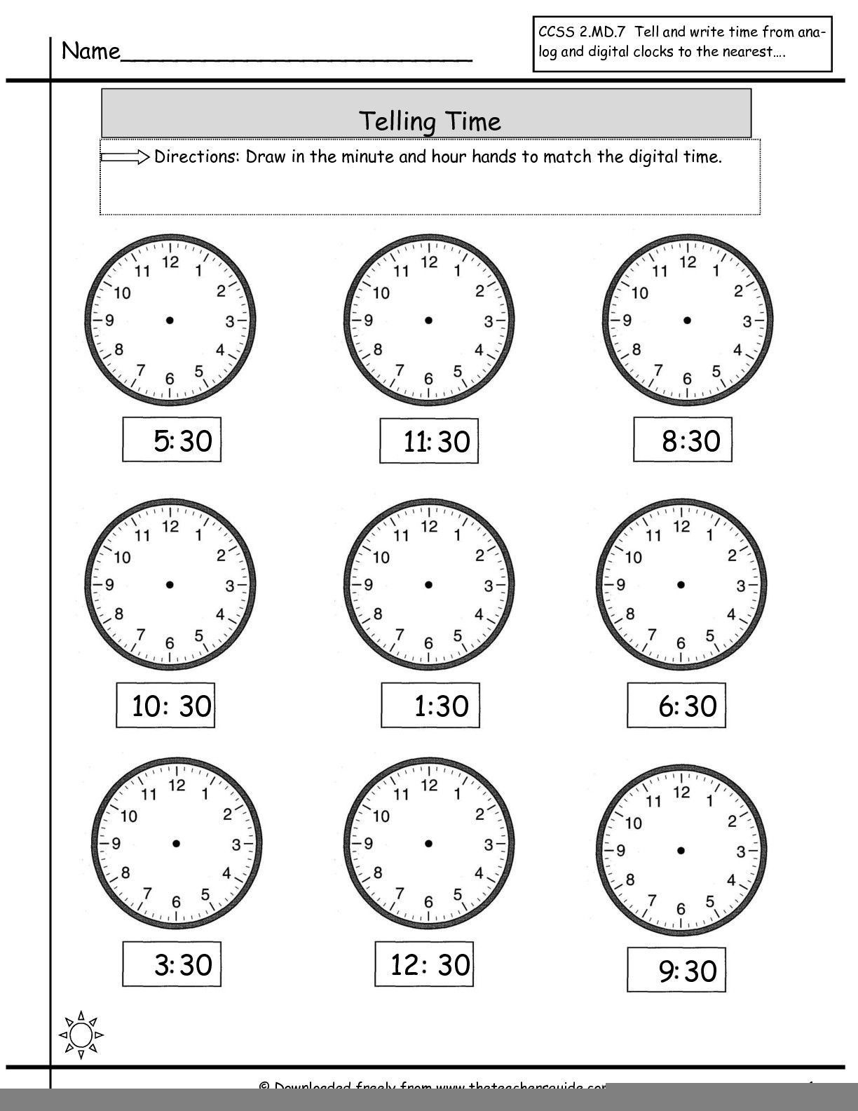 Free Printable Spanish Telling Time Worksheet A Worksheet Blog 