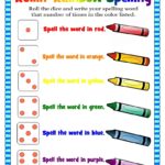 FREE Printable Spelling Game
