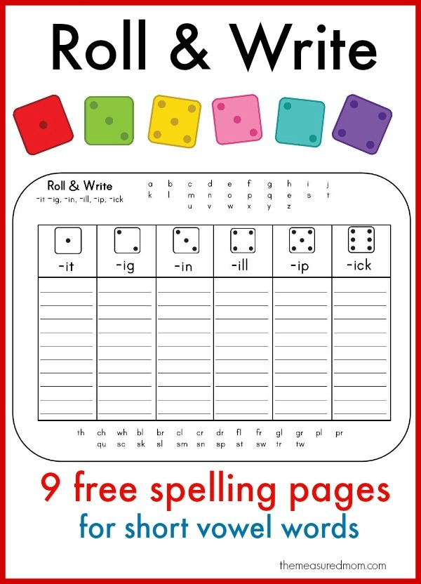 Free Printable Spelling Games NewFreePrintable