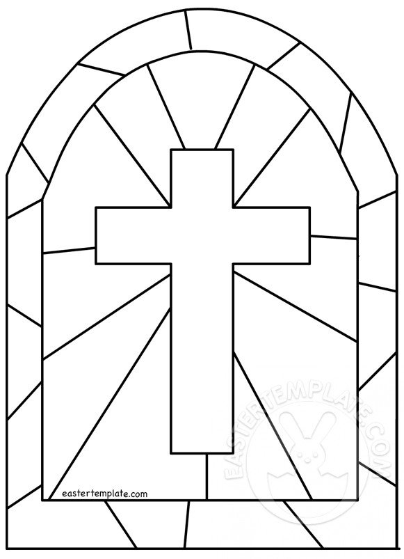free cross template printable