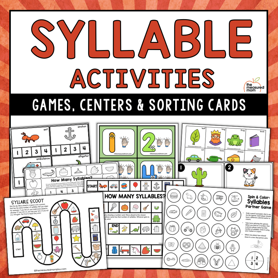 Free Printable Syllable Games Free Printable Templates