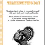 Free Printable Thanksgiving Dinner Invitations