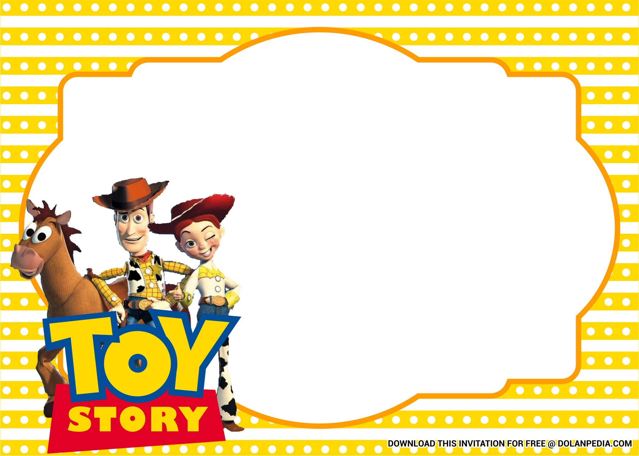 free toy story invitation template