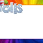 Free Printable Trolls Invitation Templates