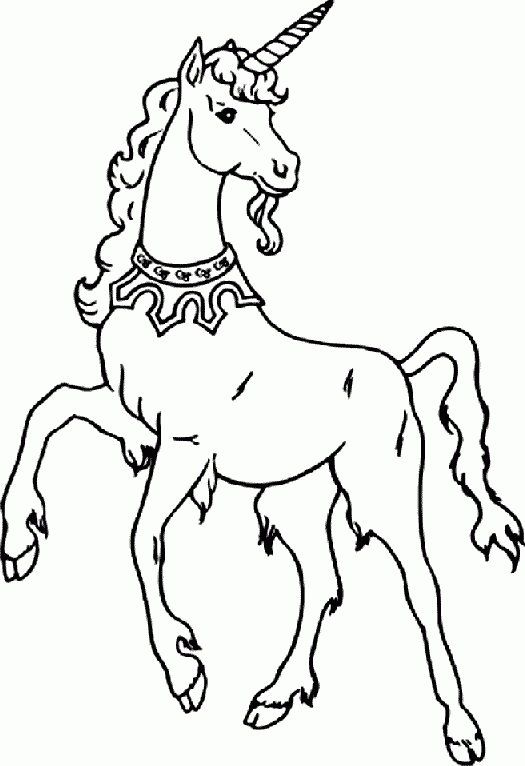 Free Printable Unicorn Coloring Pages
