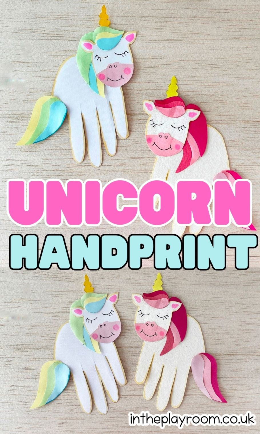 free printable unicorn craft template