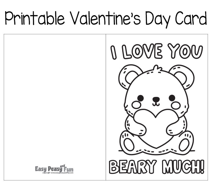 fun printable valentines day cards