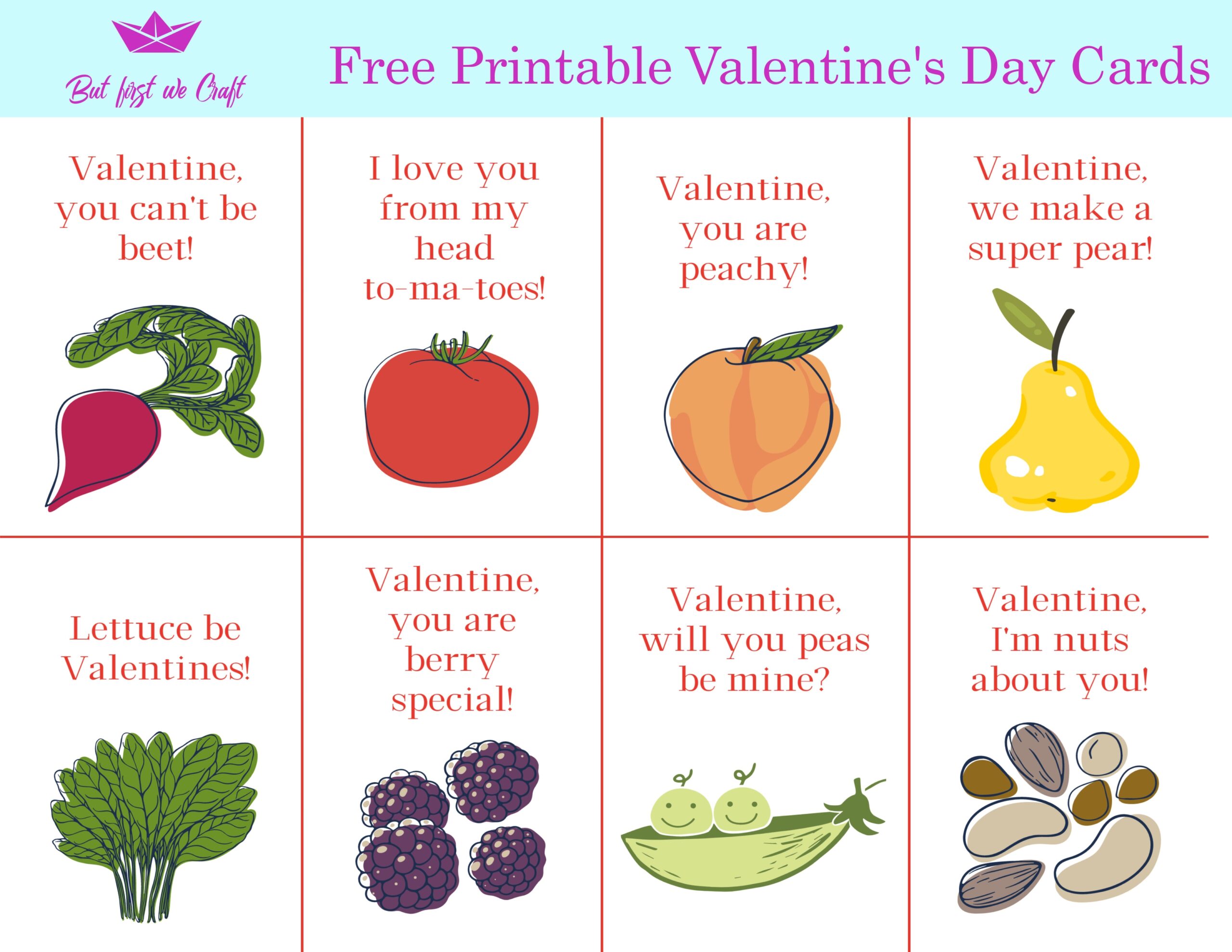 free valentine cards printables
