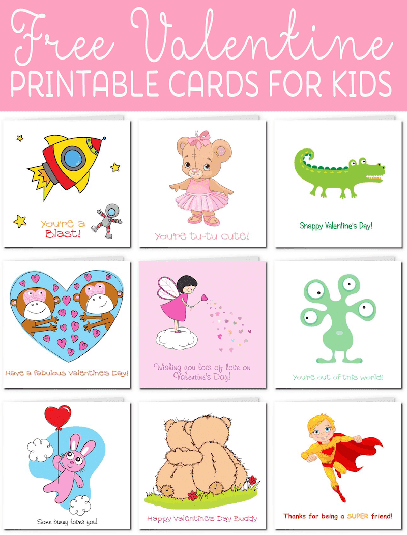 Free Printable Valentine Cards For 2022 Homemade Gifts Made Easy 