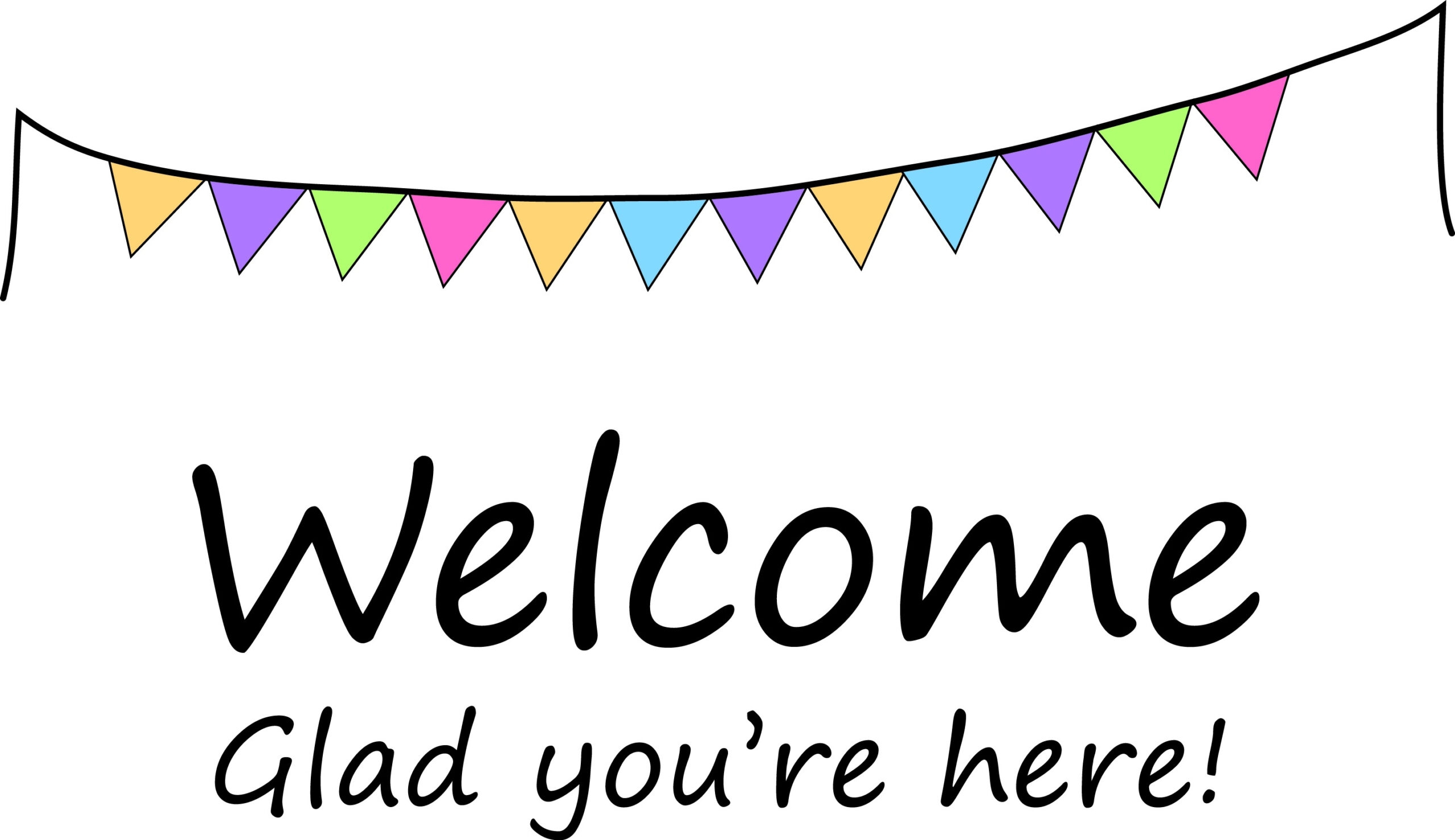 free printable welcome back card