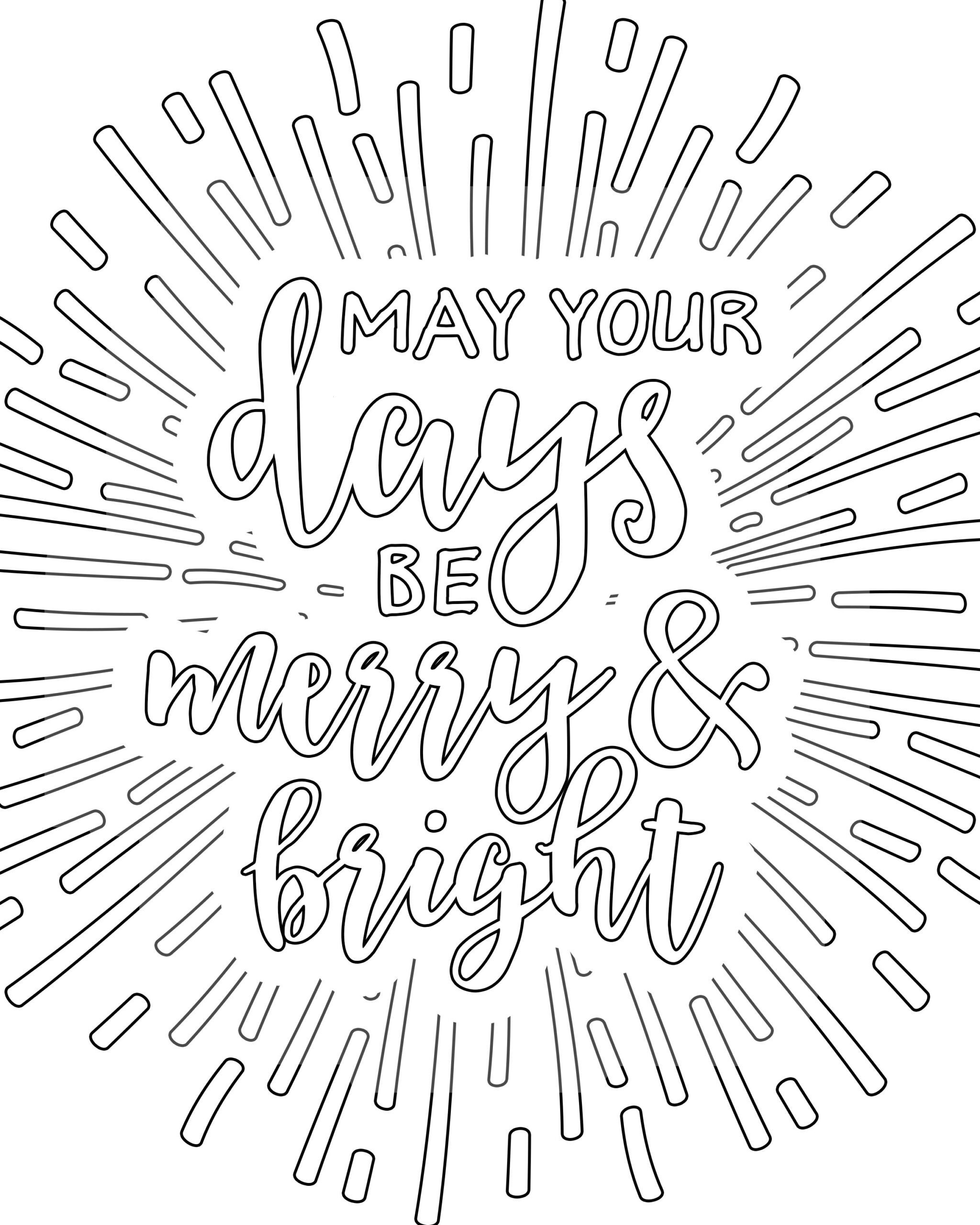 Free Printable White Christmas Adult Coloring Pages Our Handcrafted Life