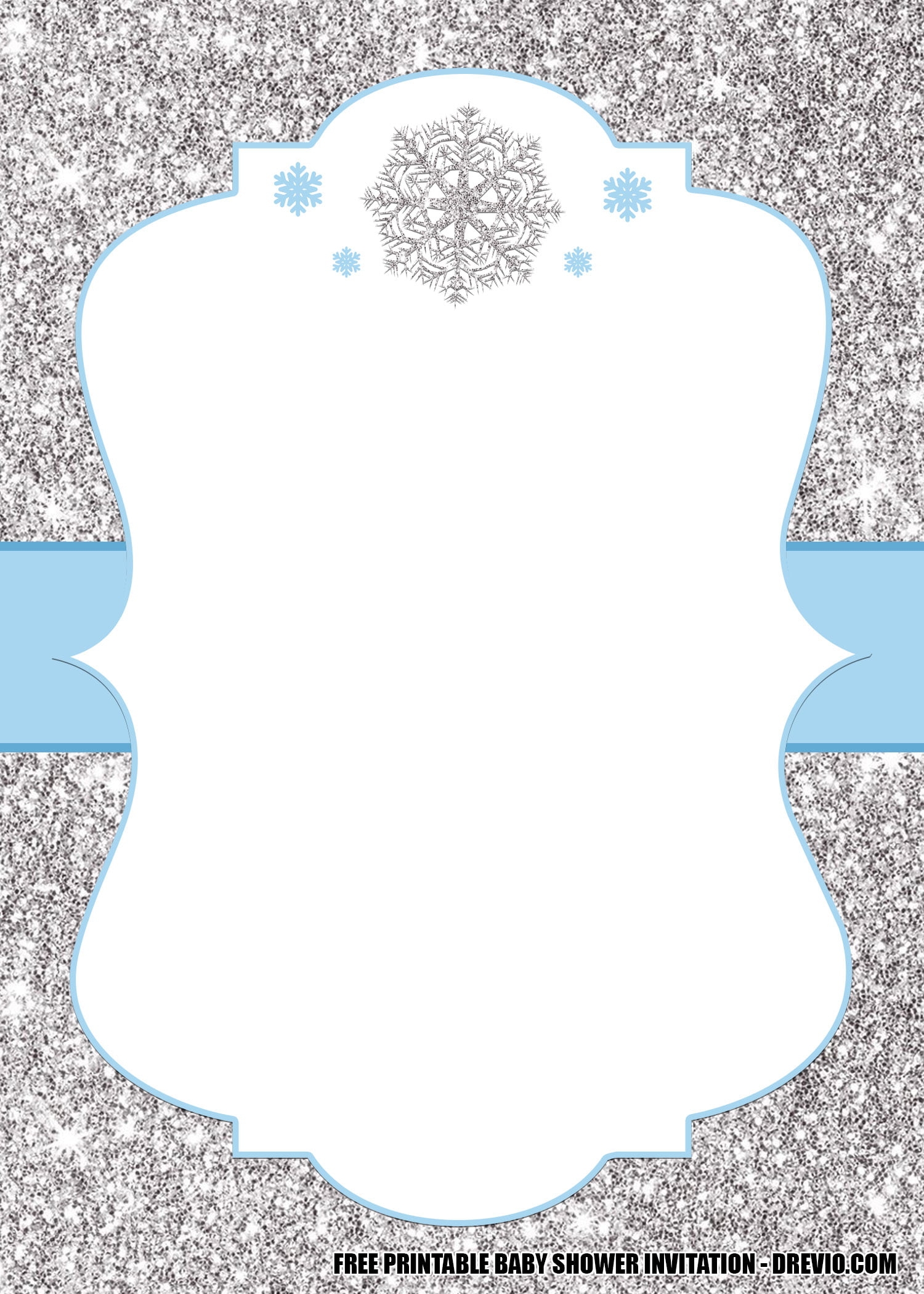 Free Printable Winter Wonderland Invitation Template Printable Templates