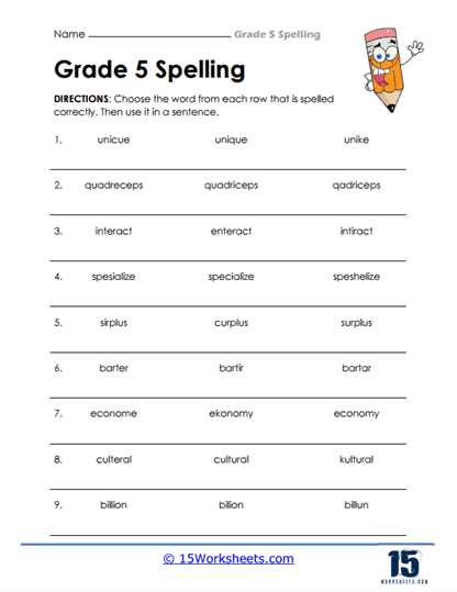 Free Printable Worksheets Grade 5 English Download Free Printable 