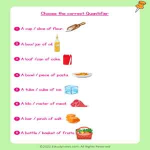 printable quantifiers worksheets free