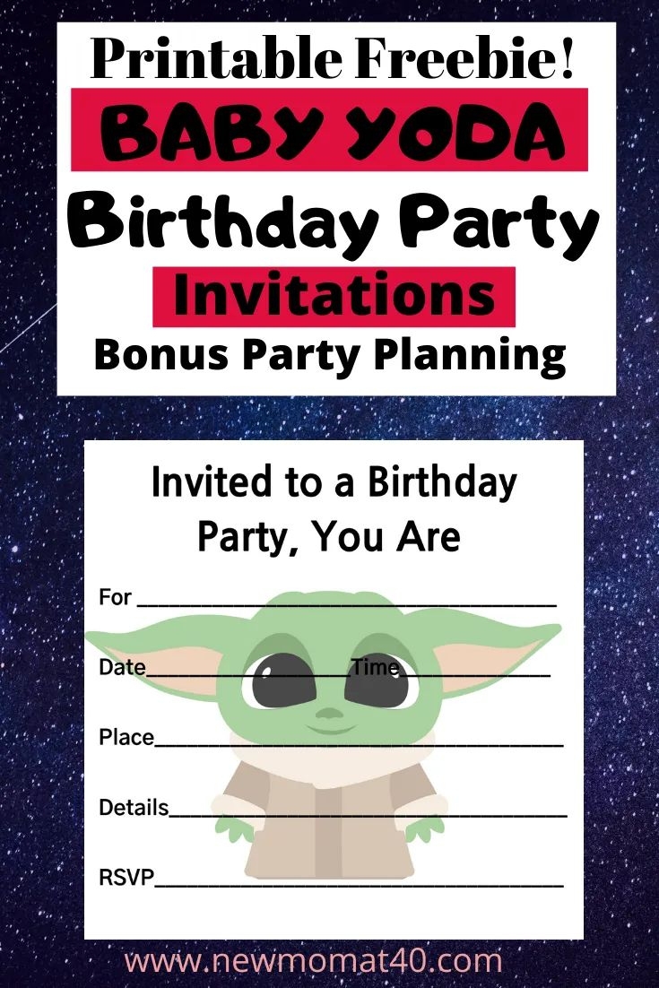 Free Printable Yoda Birthday Card