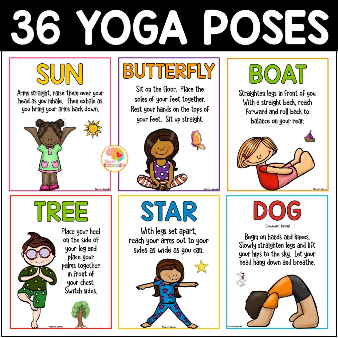 free yoga cards printable